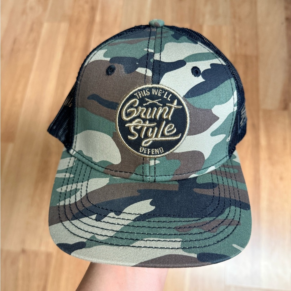 Grunt Style Camo Mesh Back Hat